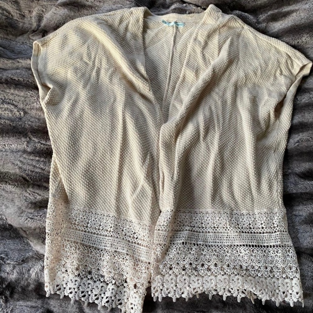 Maurices White Knit Cardigan
